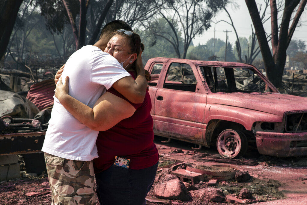 APTOPIX Pacific Northwest Wildfires